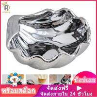 ROSENICE【HOT】 Shell Design Storage Holder Home Home Decor ตกแต่งห้องน้ำตกแต่งเดสก์ท็อปงานฝีมือเซรามิก