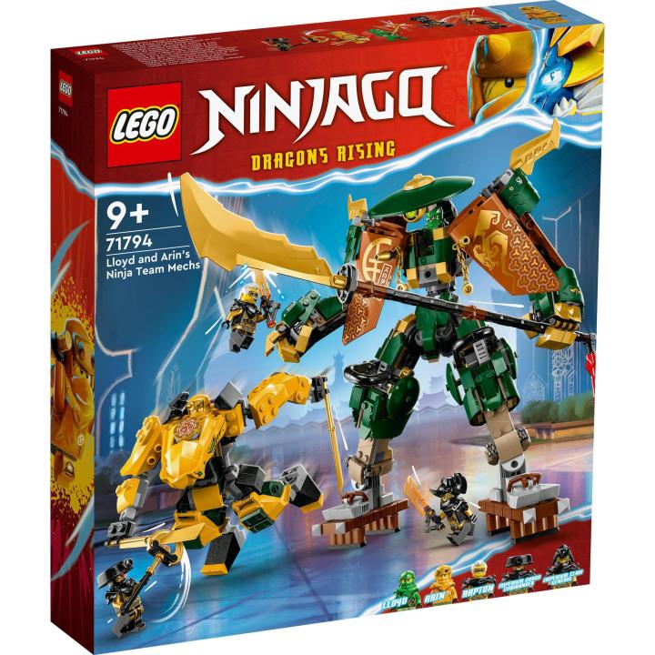 lego-ninjago-71794-lloyd-and-arin-s-ninja-team-mechs-building-toy-set-764-pieces