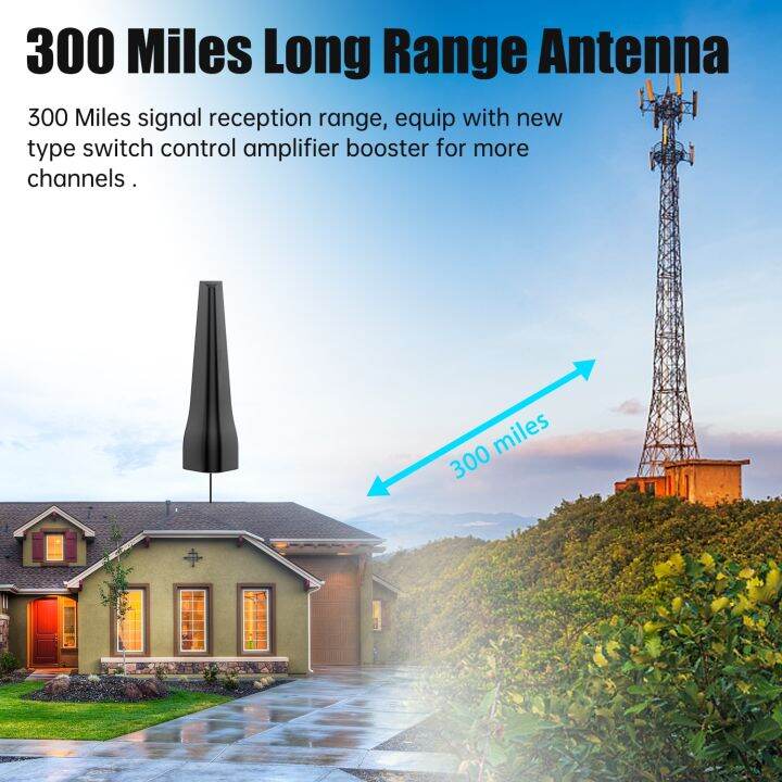 TV Antenna HDTV Amplified Signal Digital HD 4K 8K 1080P Indoor 980
