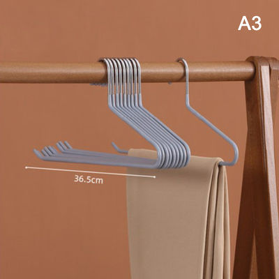 กางเกงทรงไม่ลื่นปลายเปิดทำจากโลหะไม้แขวนกางเกงที่เก็บไม้แขวนกางเกงขายาว