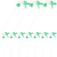 10 Pcs Plastic Nozzle Head Spray Bottles Plants Hand Button Nozzles Water Foaming