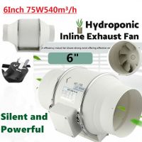 6Inch 220V Exhaust Fans Home Silent Inline Pipe Duct Fan Bathroom Extractor Ventilation Kitchen Toilet Wall Air Clean