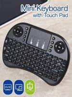 คีย์บอร์ดพกพา Mini Keyboard with Touch pad สำหรับใช้งานเป็นรีโมทควบคุมการทำงานของเครื่องเล่นสื่อมัลติมีเดียต่างๆ