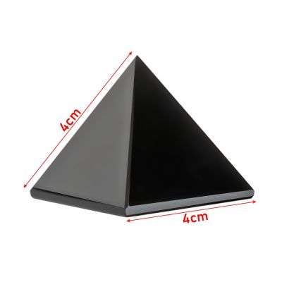 ；。‘【； NEW Obsidian Pyramid Natural Polished Sur Black Crystal Reiki Energy Stone Mineral Specimen Pyramid Ornaments Desktop Decor