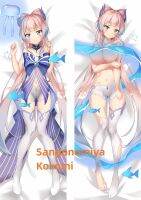 Dakimakura อะนิเมะปลอกหมอน Sankonomiya Kokomi พิมพ์สองด้านขนาดชีวิตปลอกหมอนของขวัญสามารถปรับแต่ง