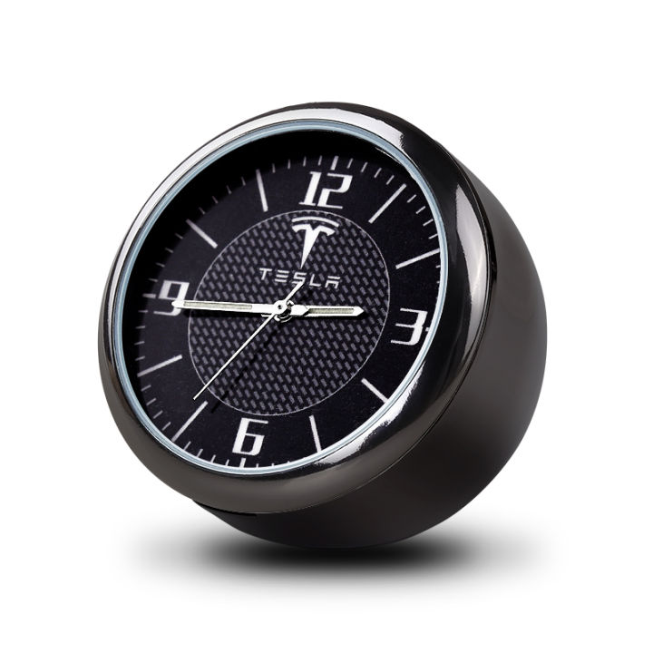 นาฬิการถนาฬิกาดัดแปลงภายในรถนาฬิกาควอทซ์อิเล็กทรอนิกส์ตกแต่งรถที่มีโลโก้สำหรับ-bmw-โตโยต้าเบนซ์ออดี้นิสสันเปอโยต์