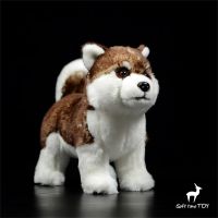 2023ใหม่สุนัขฮัสกี้ความคมชัดสูงของเล่นตุ๊กตาสุนัข Plushie Eskimo น่ารักเหมือนจริงจำลองสัตว์ยัดไส้ตุ๊กตา Kawai ของขวัญของเล่นสำหรับเด็ก