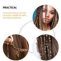 OULII 28pcs Dreadlock เครื่องประดับเครื่องประดับผมเครื่องประดับผมงูขดลวดสำหรับผมเดรดล็อค