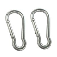 （AT）5ชิ้น304M4 M5Multifunctional SpringCarabiner Quick Link Lock RingCarabiner CarbineHook