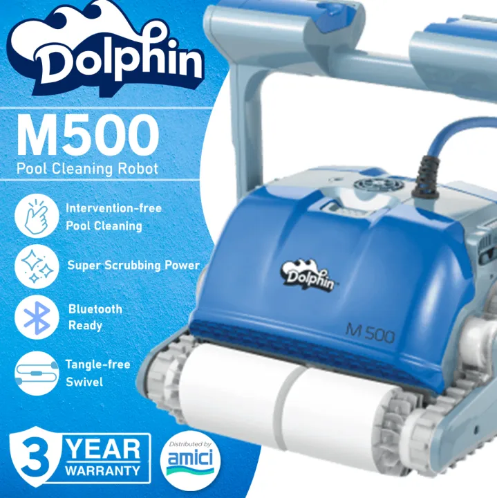 Maytronics Dolphin M500 Robotic Pool Cleaner with Smartphone App Control Lazada PH