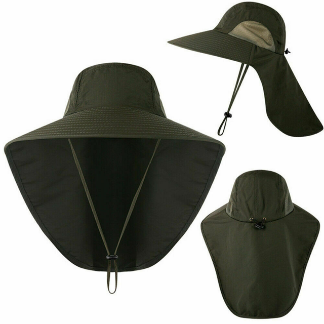 hot-unisex-summer-uv-protection-fishing-cap-wide-brim-breathable-mesh-outdoor-fishing-climbing-hiking-sun-hat-with-neck-flap