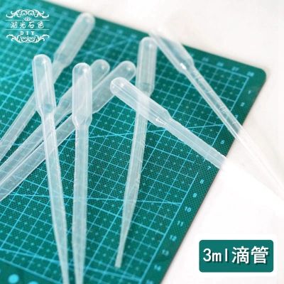 Dropper crystal dropper laboratory office consumables disposable plastic dropper Pasteur pipette with scale 3ML