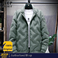 JEEP SPIRIT เสื้อโค้ทผู้ชายฤดูหนาวเสื้อแจ็คเก็ตกันน้ำกันน้ำ Warm Plush Coat แจ็คเก็ตฤดูหนาวแฟชั่นและเสื้อโค้ทเสื้อแจ็คเก็ตลำลอง Trench Coat