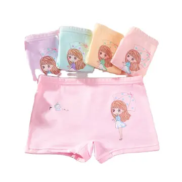 5Pcs/lot Baby Girls Cartoon Underpants Kids Underwear Cotton Panties  Toddler Children Underwear 2-10years