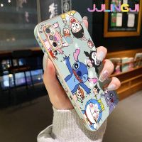 Jlingji เคสสำหรับ Tecno Spark Go 2020 Spark Go 2021 Spark 6 Go เคสตัวการ์ตูนรูปดีไซน์ใหม่ด้านข้างเคสโทรศัพท์ซิลิโคนฝาปิดเลนส์เต็มกล้องป้องกันกล่องกันกระแทก Softcase