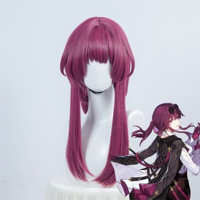 Miscoo Kafka วิกผมคอสเพลย์ honkai: Star rail wig Kafka ทนความร้อน สีแดง dov