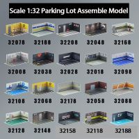 Simulation Scale 1:32 Parking Lot Assemble Model PVC Materials For Diy Building Market Car Model Scene Layout Diorama Kits