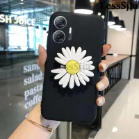 เคสมือถือสำหรับ Infinix Hot 30 ฝาหลัง + แหวนรองรับดอกเบญจมาศดอกไม้สำหรับป้องกันการตกหล่นร้อน Infinix Hot 30 5G กรัมเคสใส่โทรศัพท์