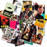 25pcs Classic Movie stickers For Luggage Laptop Art Painting Kill Bill Pulp Fiction Poster Stickers waterproof skateboard toy Stickers Labels