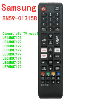 New BN59-01315B For Samsung TV Remote Control NETFLIX Prime Video UE55RU7100UE43RU7105 UE43RU7179 UE50RU7179 UE55RU7179