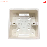 ?【Lowest price】CHANGDA 86 Type 2/3/4 GANG SWITCH SOCKET BASE JUNCTION BOX Wall SWITCH SOCKET กล่องมืด