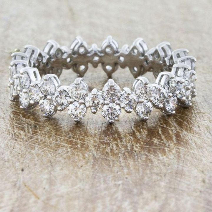 เซอร์คอนยอดนิยมแหวนผู้หญิงทั้งชุดแหวนทองแดงอุปกรณ์ประดับตกแต่งที่ดีที่สุดในชีวิตประจำวันของ-amazon