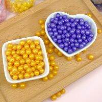 【Fun party】6Mm/15G ลูกปัดหลากสี Jellybaking SiliconeDecoration ผงทองกินได้