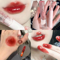 Cappuvini?ลิปกลอส ลิปสติก บับเบิลแบร์ กระจกน้ํา Bear Mirror Lip สีนู้ด กระจกน้ํา หญ้า ชานม สีชา ลิปสติก ติดทน กันน้ำ มิเรอร์ วอเตอร์