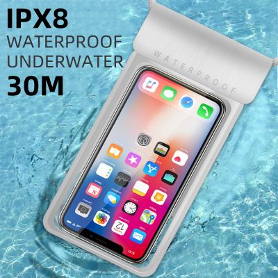 IPX8 Casing Tahan Air Universal untuk iPhone 12 11 13 Pro Max X XS 14 Huawei Xiaomi Samsung Casing Tahan Air Tas Penutup Ponsel