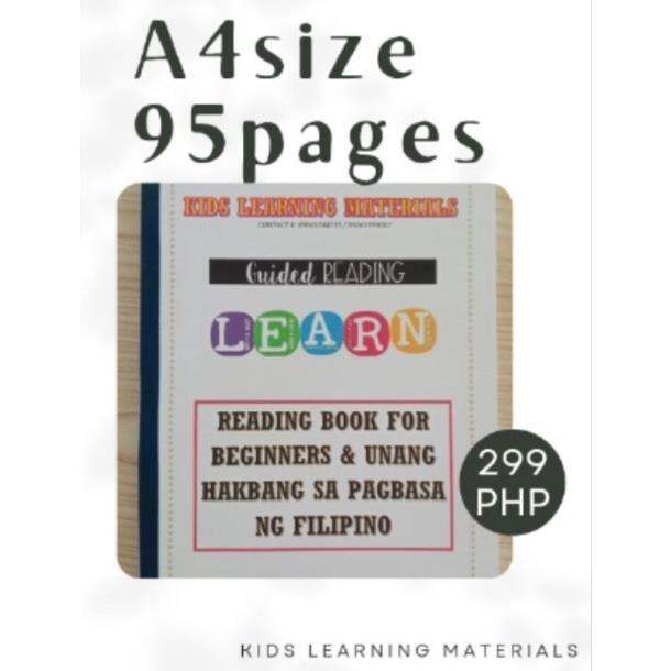 2 In 1 Book    Reading For Beginner And Aklat Sa Pagbasa Ng Filipino 