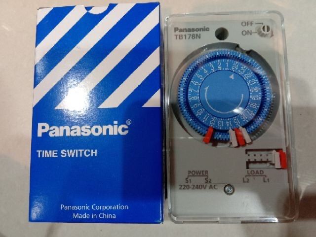 เครื่องตั้งเวลาอัตโนมัติ-พานาโซนิค24ชม-time-switch-รุ่นtb-178ne5t