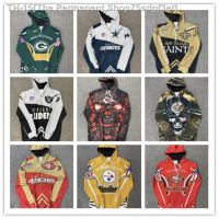 ♘﹍◕ Korean style BF long-sleeved baseball uniform sweatshirt hooded cardigan rugby uniform loose hip-hop street dance hiphop mens and womens trend