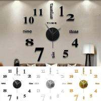 ZZOOI Acrylic Wall Clock Creative Frameless 3D DIY Wall Clock Modern Creative Wall Clock For Home Office Room Living Room Decoration