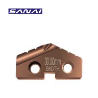 SANAI 1pc เม็ดมีดสําหรับจอบ เจาะ CNC คาร์ไบด์แทรกเหล็กกล้าความเร็วสูง S6STA S6DTH โคบอลต์ HSS แทรก S2STA S2STH