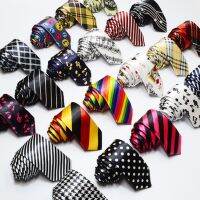 5cm Men Print Neckties Checkered Fashion Casual Bow Ties Wedding Party Business Neckwear