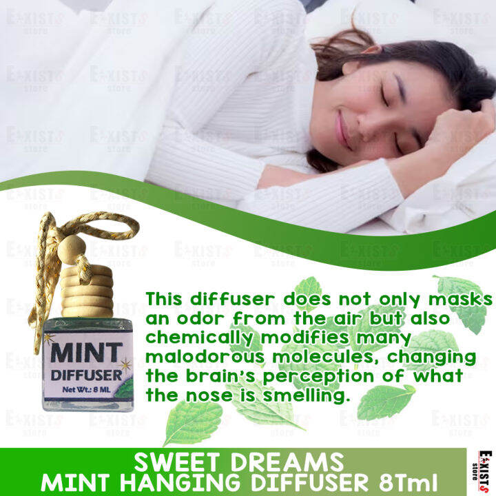 Hanging Diffuser Fresh Mint Scent 8ml Air Freshener, Car diffuser