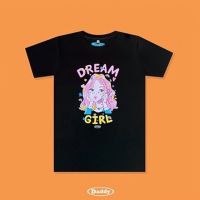 DADDY | Dream Girl T-Shirt เสื้อยืด สกรีนลายน้อง Wendy สุดน่ารัก สีดำ