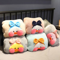 (ร้อน) น่ารัก Lalafanfan เป็ดของเล่นตุ๊กตา3 In 1ผ้าห่มหมอนนุ่มอบอุ่น Handwarmer Plushie ตุ๊กตาสัตว์ของขวัญวันเกิดสำหรับเด็กสาว