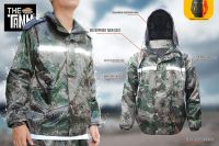 NEW ARMY RAINCOAT เสื้อคลุมกันฝนคุณภาพ ใช้งานยาวนานทนทาน ไม่ขาดง่าย ลายดิจิตอลทหาร คุณสมบัติดีจริง รับประกันสินค้า