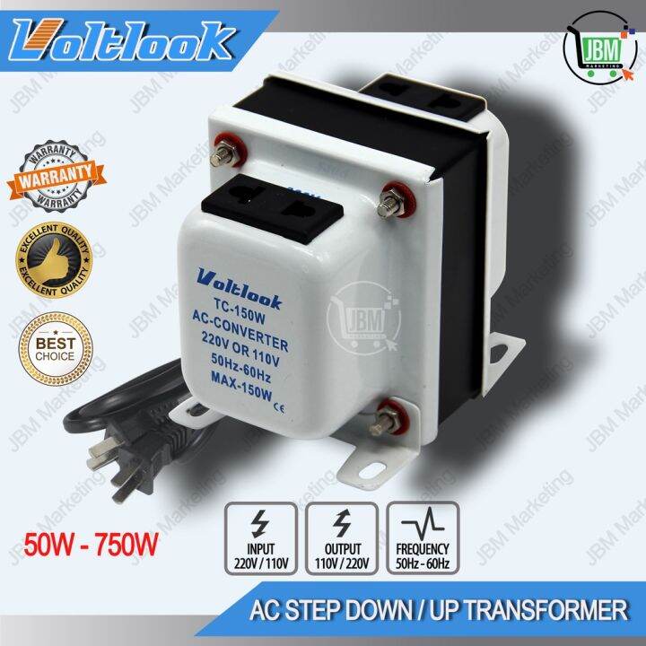 Voltlook Transformer Step Up Step Down Auto Switch 110v 220v From 50