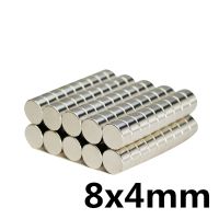 10ชิ้น แม่เหล็กแรงสูง 8*4มิล กลมแบน แม่เหล็ก 8x4mm Magnet Neodymium 8mm x 4mm แม่เหล็กแรงแรงดูดสูง 8mm x 4mm แรงดูดสูง ติดแน่น ติดทน พร้อมส่ง