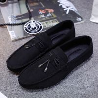and breathable【Ready Stock】Mens casual shoes boat loafersKasual Kasut Lelaki Kulit Perniagaan Memandu Fesyen Selesa Loafers//Comfortable shoes