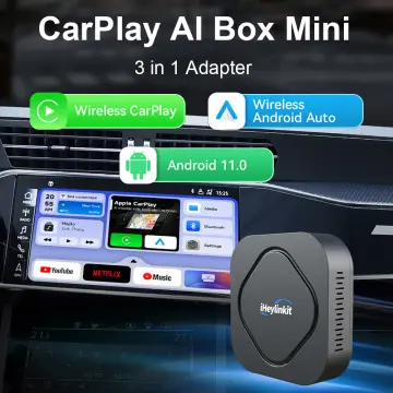 Apple Carplay Wireless Android Auto Adapter Mini Ai Box Streaming