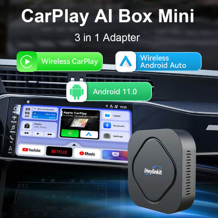 cp-z1-carplay-ai-box-ไร้สายตัวแปลงออโต้แอนดรอยด์11-0-youtube-netflix-tv-hdmi-วายฟาย