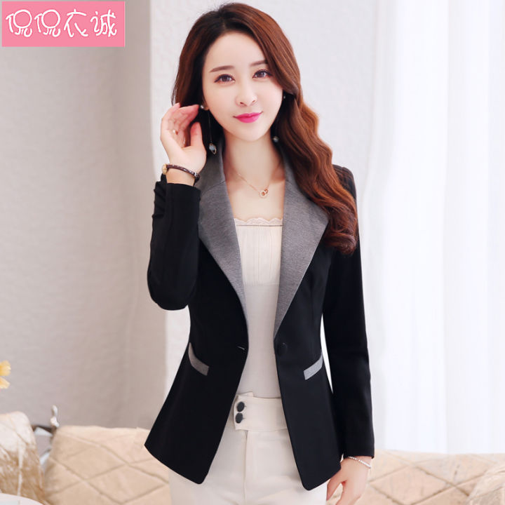 korean-style-slim-fit-long-sleeved-elegant-female-coat-small-suit
