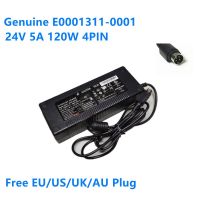 5A 24V ของแท้120W 4PIN STD-24050อะแดปเตอร์ AC E0001311-0001สำหรับเทคโนโลยีพาวเวอร์เครื่องชาร์จอุปกรณ์