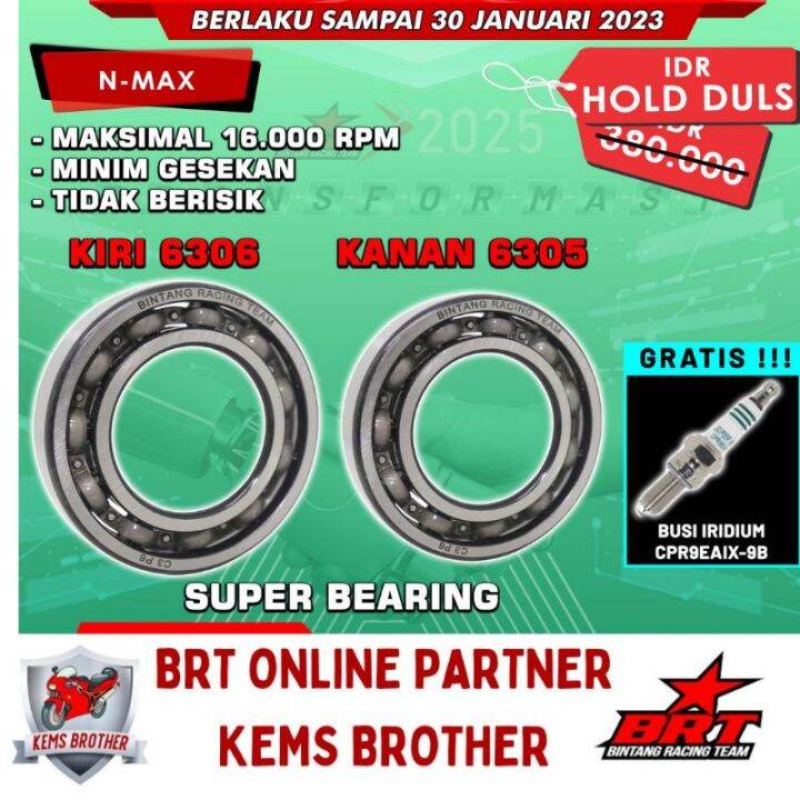 SUPER BEARING CRANKSHAFT BRT NMAX AEROX VARIO KLX MIO SONIC JUPITER Z1