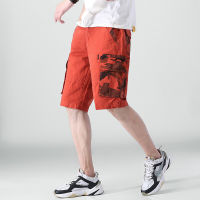 2021 Summer New Mens Casual Pants Shorts Overalls Multi-bag Pants Cotton Overalls Mens Multicolor Trend Shorts Plus Size