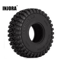 INJORA RC Wheel Tires 1.0 All Terrain Type 58*20mm Upgrade for 1/24 RC Crawler Car Axial SCX24 TRX4M AX24 (T1008) Screw Nut Drivers