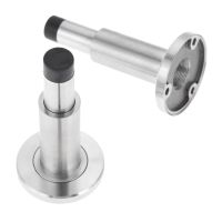 DRELD Adjustable Wall-Mount Door Stops Stainless Steel Casting Door Stopper Door Furniture Hardware Anti-Collision Retractable Door Hardware Locks